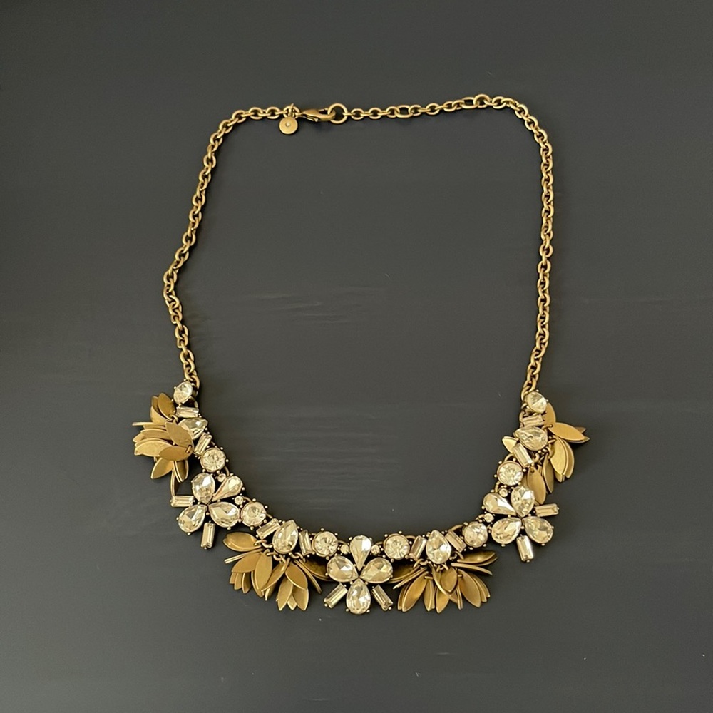 J.Crew Rhinestone Statement Necklace